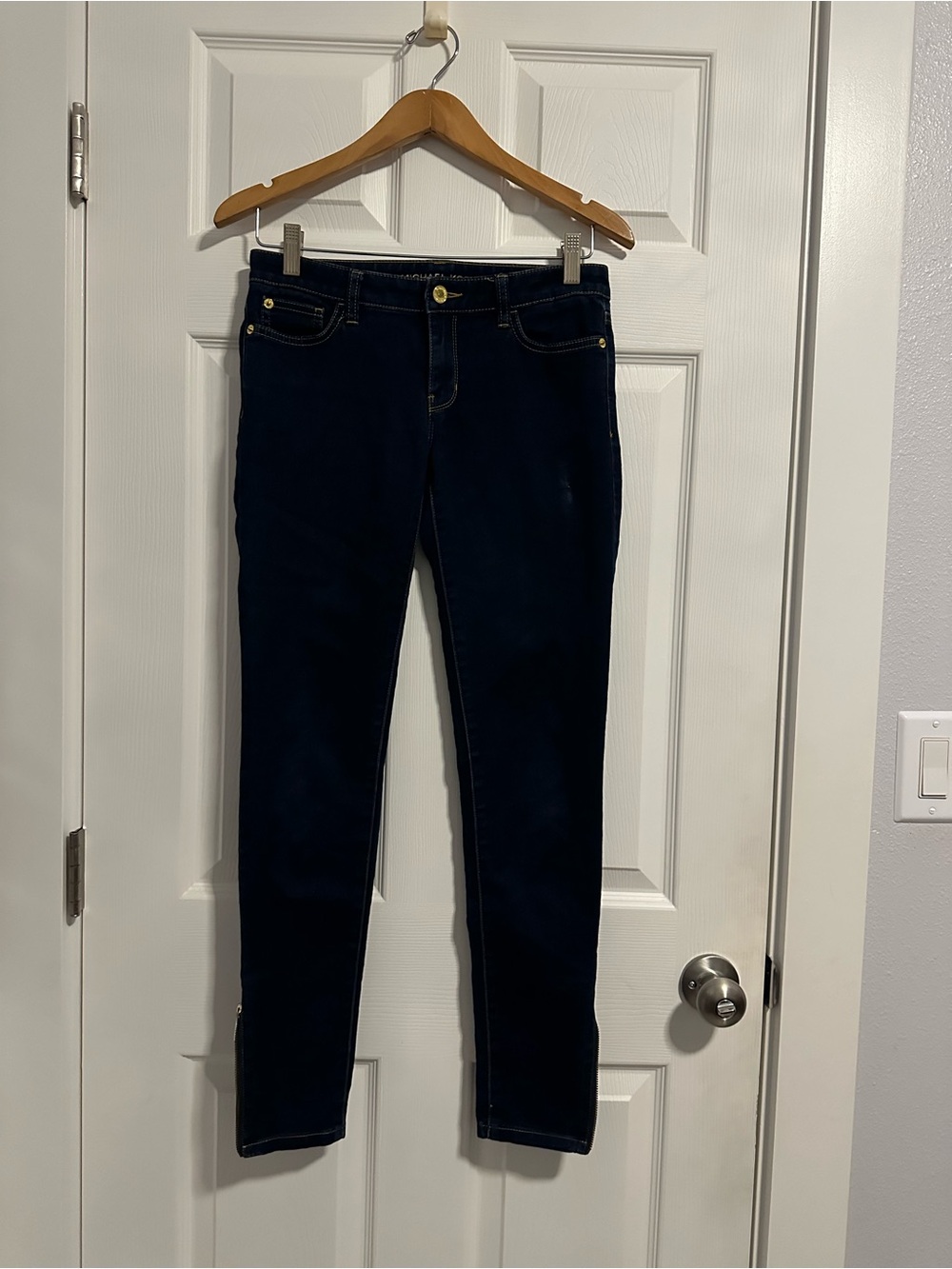 Michael Kors Women's Dark Blue Jeggings